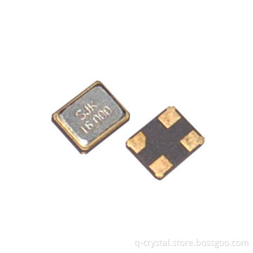 SMD Crystal Resonators, 2520 Size, 16MHz Frequency, 9pF Load Capacitance, 10ppm Frequency Stability